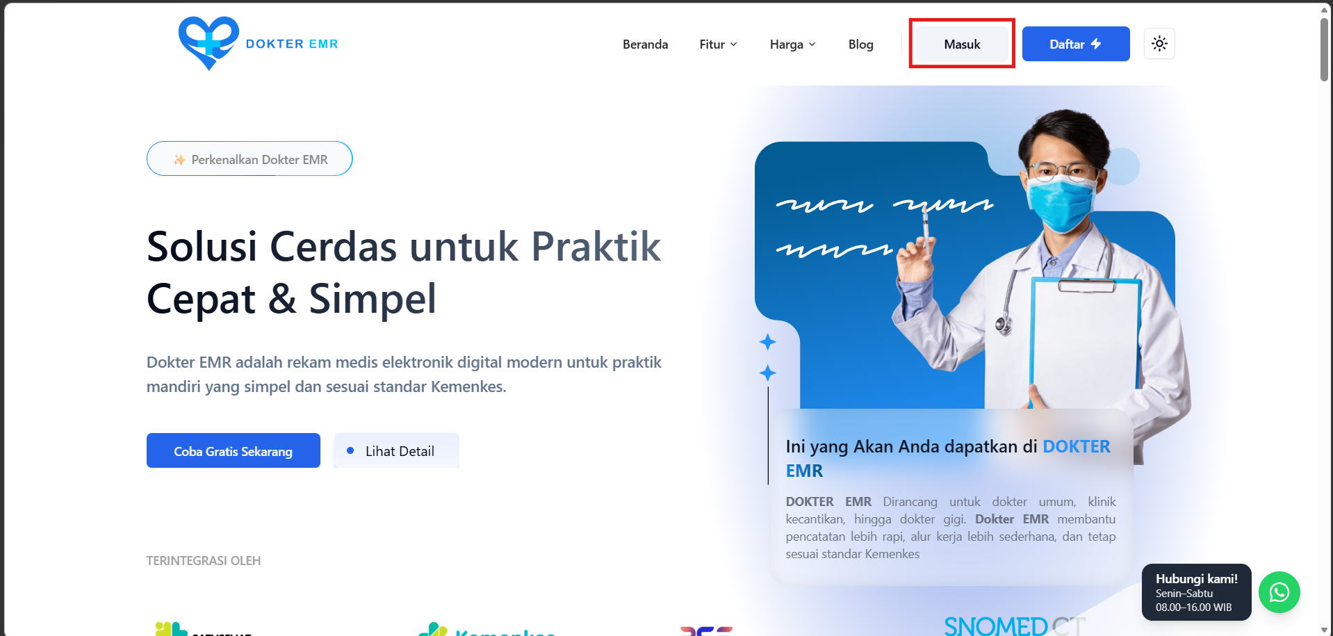 Tombol Login