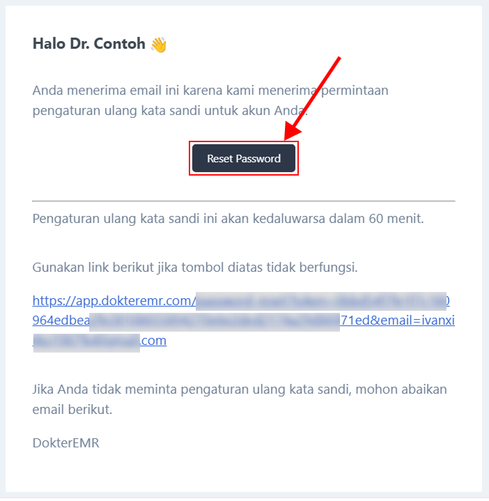Email Reset Password