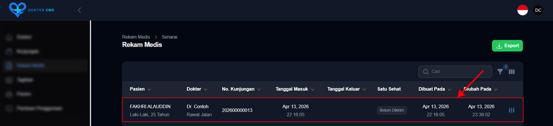 Data Rekam Medis