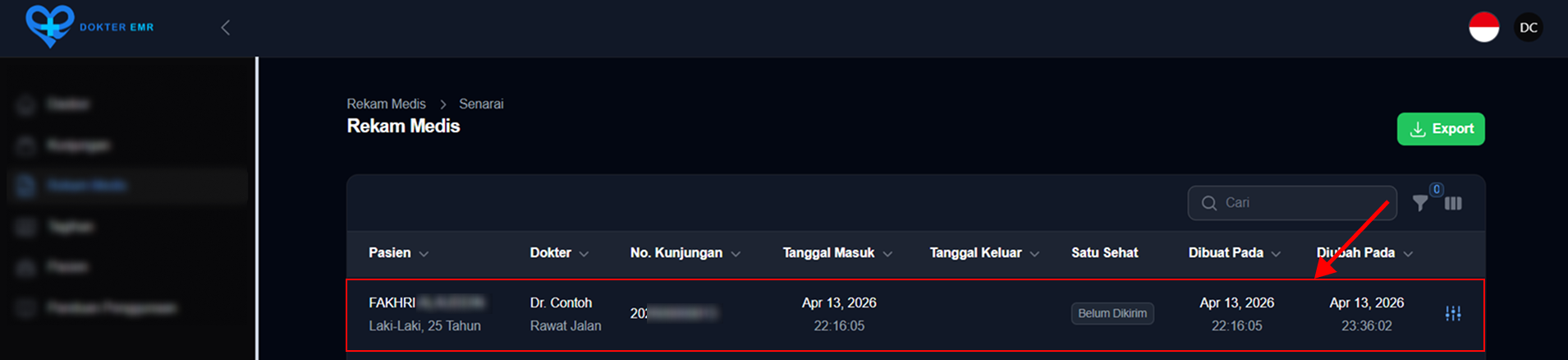 Data Rekam Medis