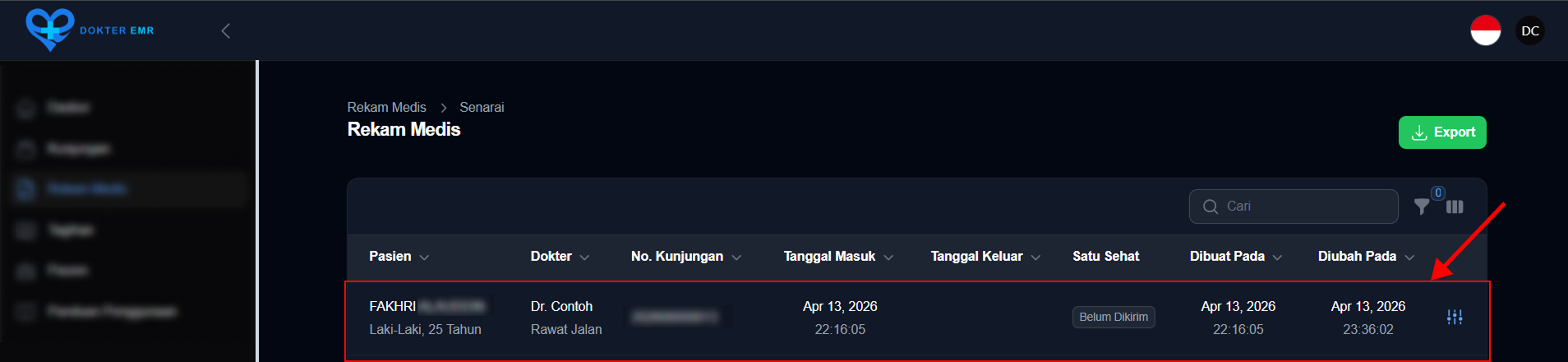 Data Rekam Medis